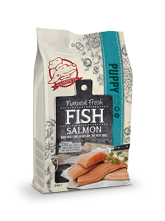 Natural Fresh Meat Puppy M-L SALMON