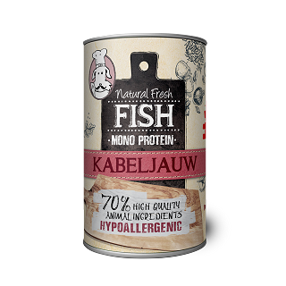 NFM Sjef's Cuisine – monoprotein cod - canned food 400g
per 6 pieces